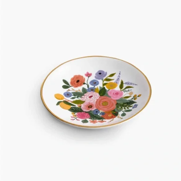 Rifle Paper Co. | Porcelain Ring Dish | Garden Party Bouquet - Picture 3 of 5